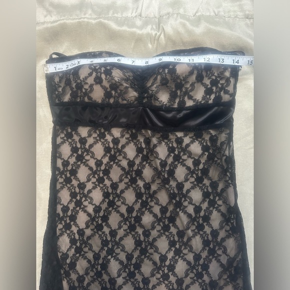 Charlotte Russe black cocktail mini dress sleeveless medium size - Picture 3 of 5